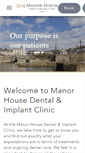 Mobile Screenshot of manorhousedental.net